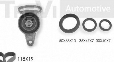 TREVI AUTOMOTIVE kd1031s -  Комплект ремня ГРМ